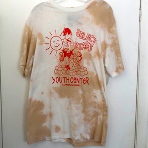 Select Start Youth Center “Learning is Power” Tie dye L tee shirt